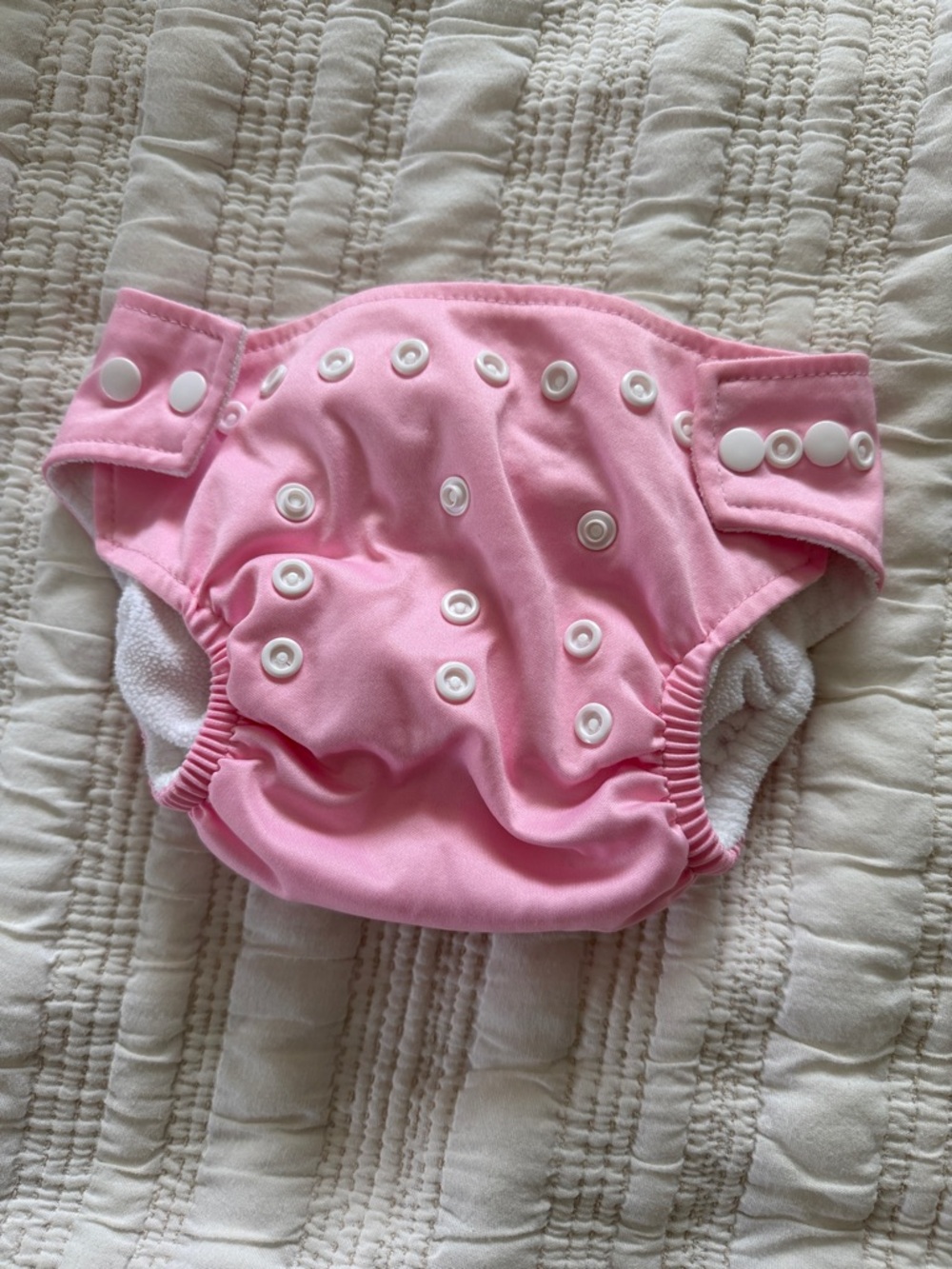 Baby Land Reusable Pink Adjustable Baby Cloth Diaper Cover
